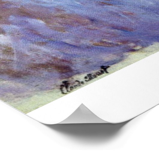 Wisteria door Claude Monet Poster (Hoek)