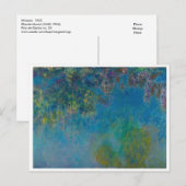 Wisteria door Monet Briefkaart (Voorkant / Achterkant)