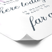 Wisteria droomt bruiloft poster (Hoek)