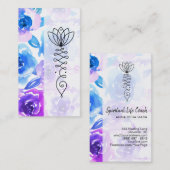 ** Wisteria en Rozen pad van Nirvana Flowers Visitekaartje (Voorkant / Achterkant)