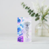 ** Wisteria en Rozen pad van Nirvana Flowers Visitekaartje (Staand voorkant)