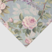 Wisteria en Rozen Tissue Paper Tissuepapier (Detail)