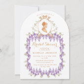  Wisteria Floral Regency Vrijgezellenfeest Kaart (Voorkant)