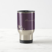 Wisteria Floral Swirls Travel Mug Reisbeker (Center)