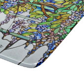Wisteria  Floral Tiffany Glas in lood Snijplank (Hoek)
