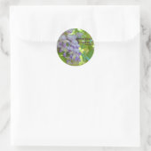 Wisteria Flower Attitude Quote Sticker (Tas)