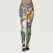 Wisteria Flower Vine All Over Print Leggings (Achterkant)