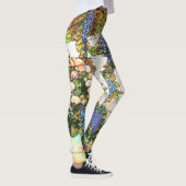 Wisteria Flower Vine All Over Print Leggings (Rechts)