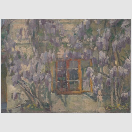 Wisteria Flower Window Tissuepapier (Voorkant)