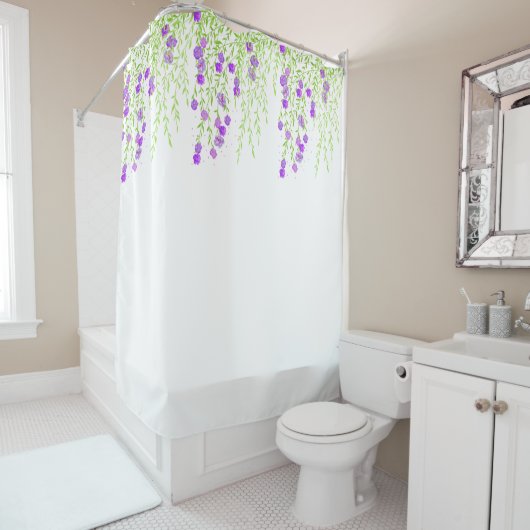 Wisteria Flowering Shower Curtain Douchegordijn (In situ)