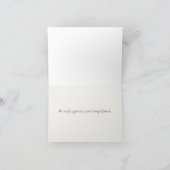 Wisteria Flowers bedankt je voor het cadeautje. (Binnen)