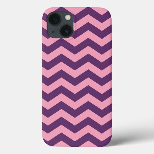 Wisteria Frosted Orchid Chevrons Case-Mate iPhone Case (Achterkant)