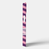 Wisteria Frosted Orchid Chevrons met Snowflake Case-Mate iPhone Case (Achterkant / Rechts)