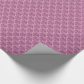 Wisteria Frosted Orchid Damask Cadeaupapier (Hoek)