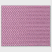 Wisteria Frosted Orchid Damask Cadeaupapier (Vlak)