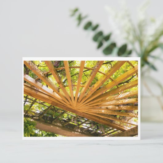 Wisteria Garden Kaart (Staand voorkant)