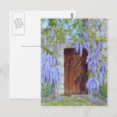 wisteria gate card briefkaart (Voorkant / Achterkant)