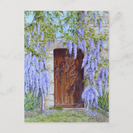 wisteria gate card briefkaart (Voorkant)