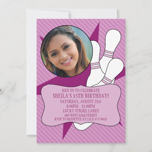 Wisteria geen tijd om foto's van Bowling te maken Kaart (Voorkant)