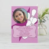 Wisteria geen tijd om foto's van Bowling te maken Kaart (Staand voorkant)