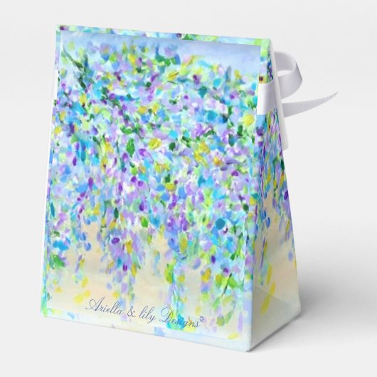 Wisteria geschenkdoos bedankdoosjes (Achterkant)