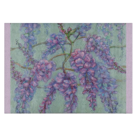Wisteria Glass Cutting Board Snijplank (Voorkant)