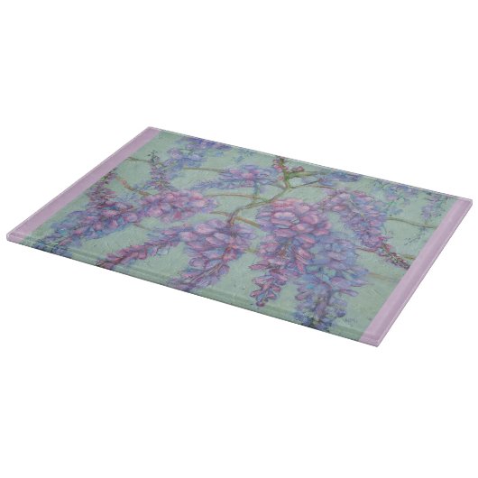 Wisteria Glass Cutting Board Snijplank (Hoek)