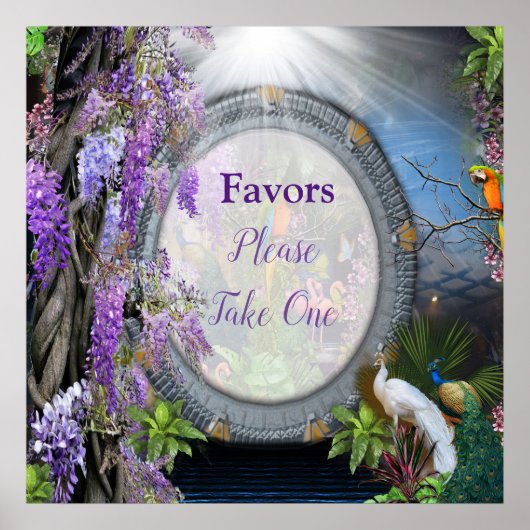 Wisteria & Grote vogels, Dreamweaver Themes Poster (Voorkant)