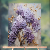 Wisteria - Impasto Floral Acryl Bord (Neutraal)