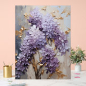 Wisteria - Impasto Floral Acryl Bord (Huwelijk)