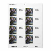 Wisteria in Bloom Etiket (Full Sheet)
