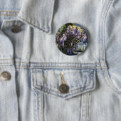 Wisteria in Bloom Ronde Button 5,7 Cm (In situ)