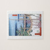 Wisteria in Kameido Shrine Hiroshige Fine Art Legpuzzel (Horizontaal)