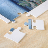 Wisteria in Kameido Shrine Hiroshige Fine Art Legpuzzel (Zijkant)