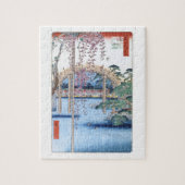 Wisteria in Kameido Shrine Hiroshige Fine Art Legpuzzel (Verticaal)