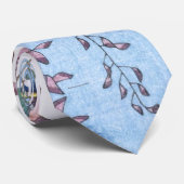 Wisteria in Kameido Shrine Hiroshige Fine Art Stropdas (Opgerold)