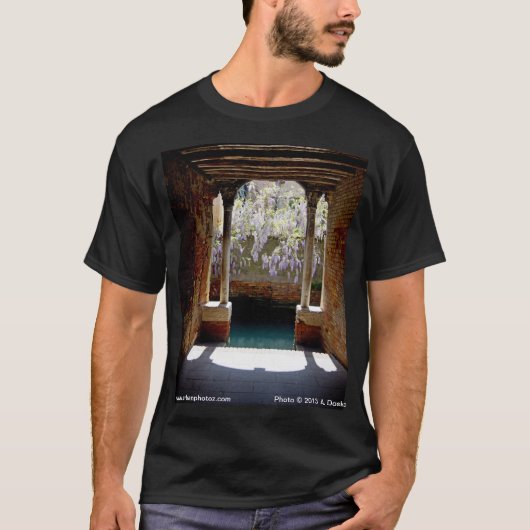 Wisteria in Venetië T-shirt (Voorkant)