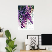 Wisteria-ish Poster (Thuiskantoor)