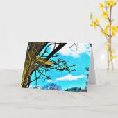 Wisteria, kaart (Gele Bloem)