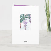 Wisteria Kaart (Achterkant)