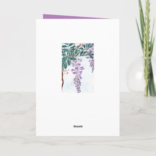 Wisteria Kaart (Achterkant)