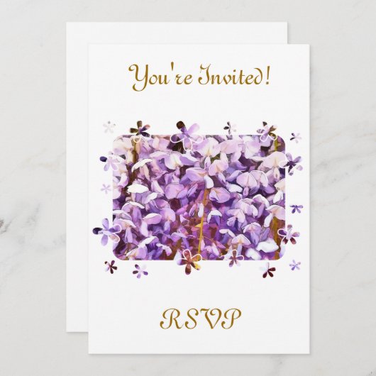 WISTERIA KAART (Voorkant / Achterkant)