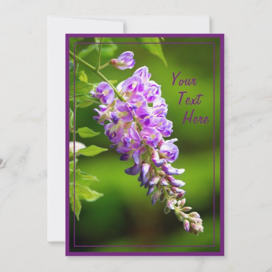 Wisteria Kaart (Voorkant)