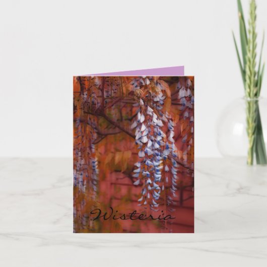 Wisteria Kaart (Voorkant)