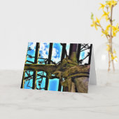 Wisteria, kaart (Gele Bloem)