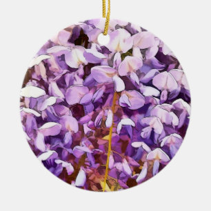 WISTERIA KERAMISCH ORNAMENT