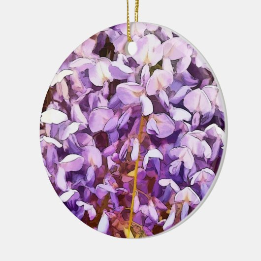 WISTERIA KERAMISCH ORNAMENT (Links)