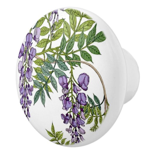 Wisteria Keramische Knop (Rechts)