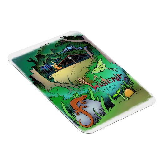 Wisteria Koelkast Magnet Magneet (Rechterzijde)