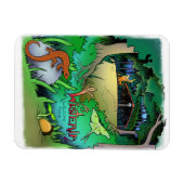 Wisteria Koelkast Magnet Magneet (Horizontaal)